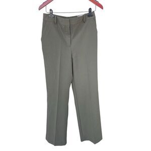 Worthington woman’s 6T wideleg high rise trousers office siren rich olive green